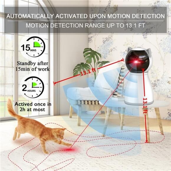 Laser Cat Toys for Indoor Cats,The 4th Generation Real Random - Picture 3 of 7